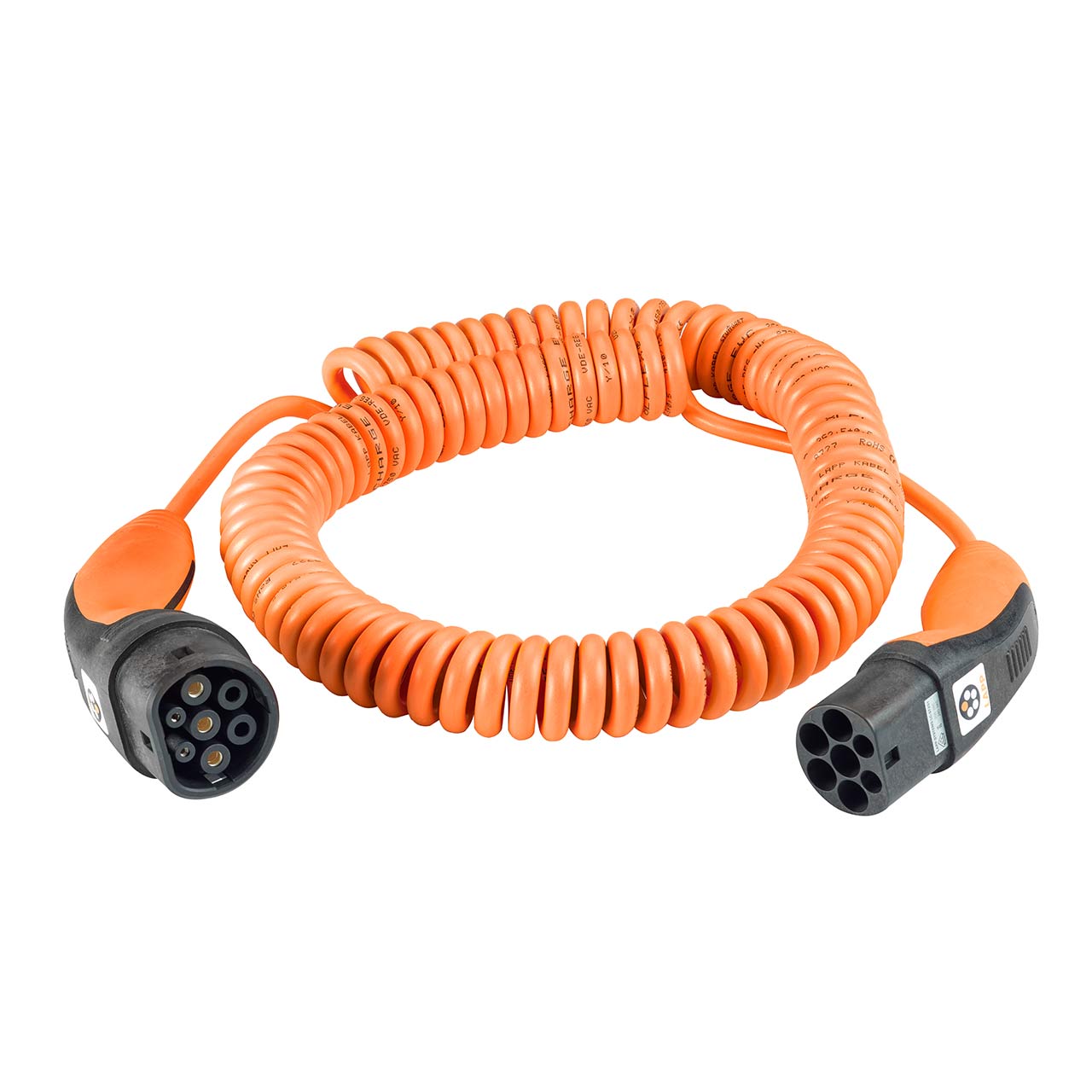 5555933002_Spiral-Ladekabel_32A1P_01 Spiral Ladekabel Typ 2 (7,4 kW) 5m, orange