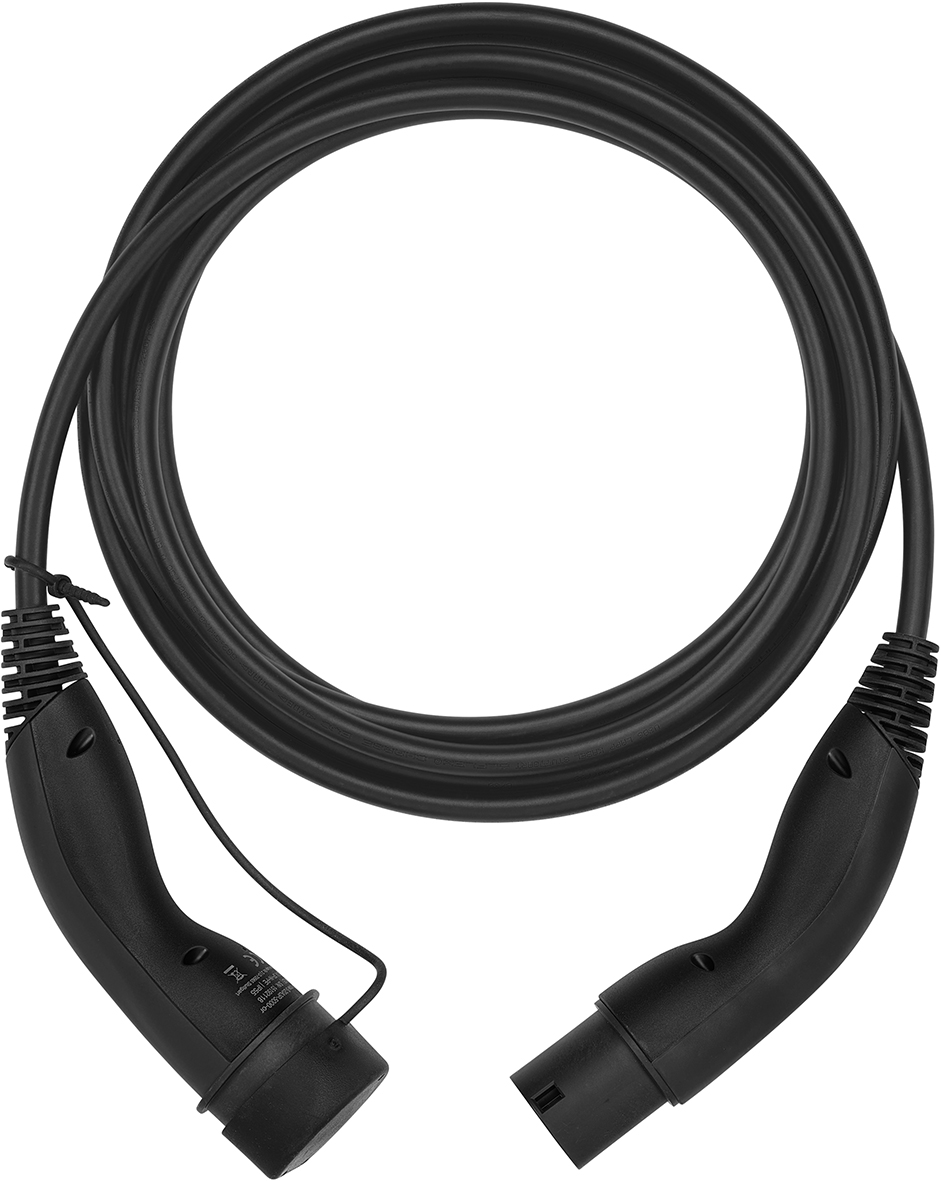 Standard charging cable type 2 (11 kW) 7m, black, Standard charging cable  type 2 (11 kW) 7m, black